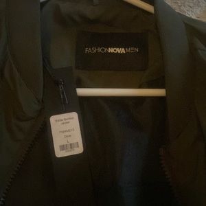 Large Eddie bomber jacket fashion nova